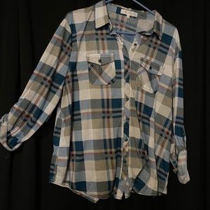 Eden & Olivia long sleeve button down.